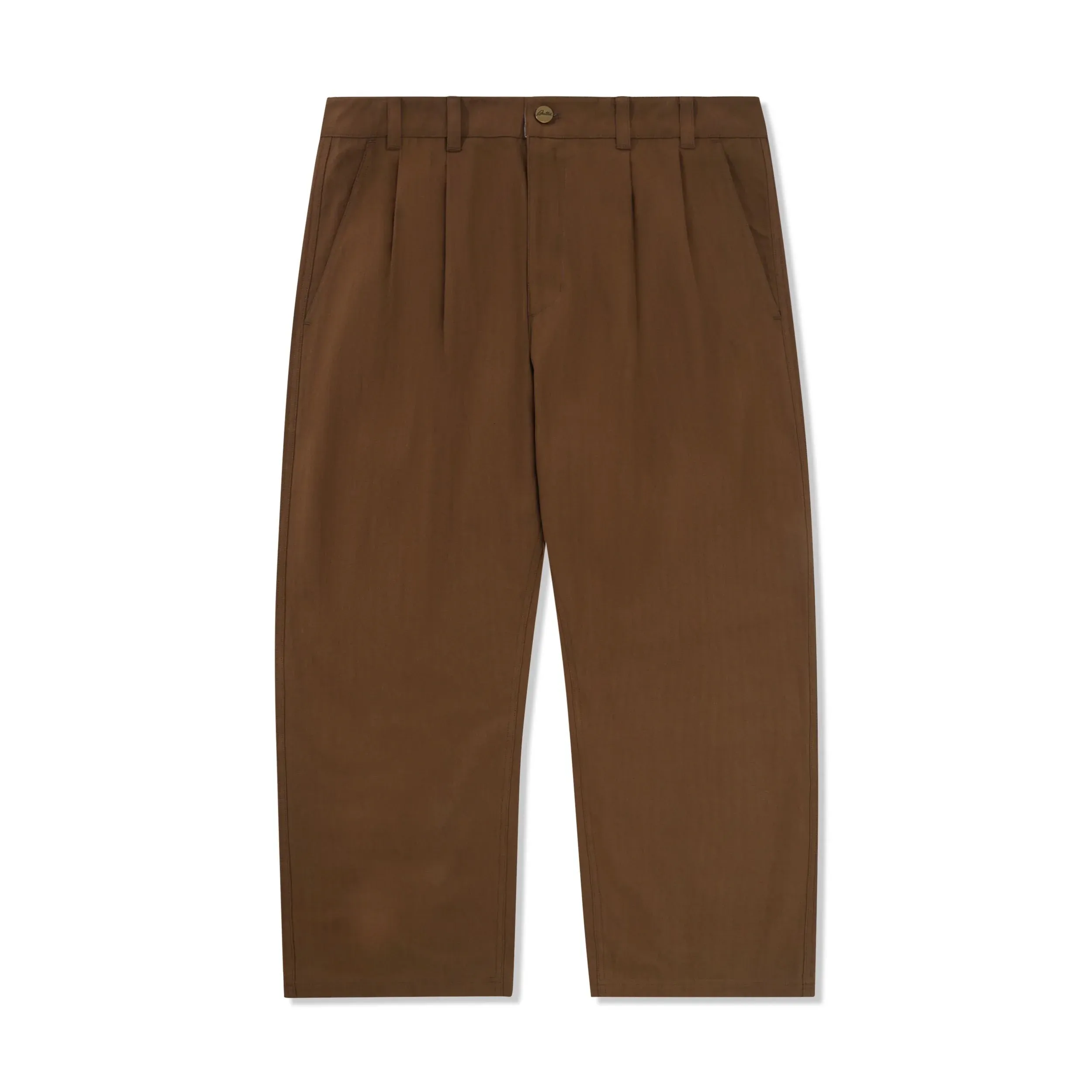Pleated Trousers, Brown