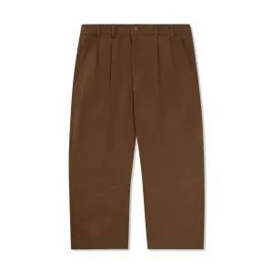 Pleated Trousers, Brown