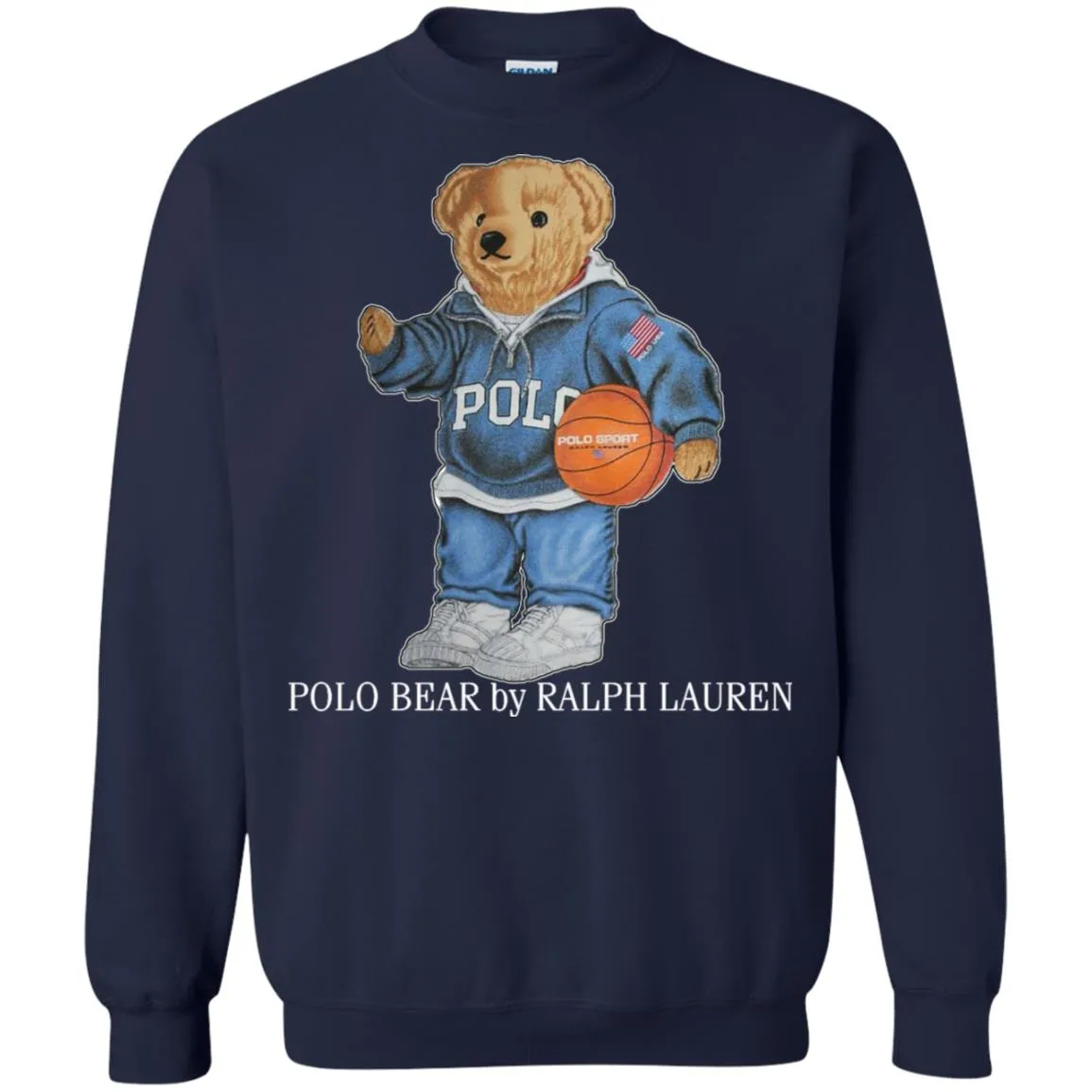 Polo Bear Ralph Lauren Crewneck Pullover Sweatshirt