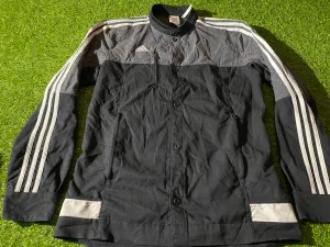 Rare Vintage Adidas Made Button Up Medium Mans Single Layered Jacket / Coat