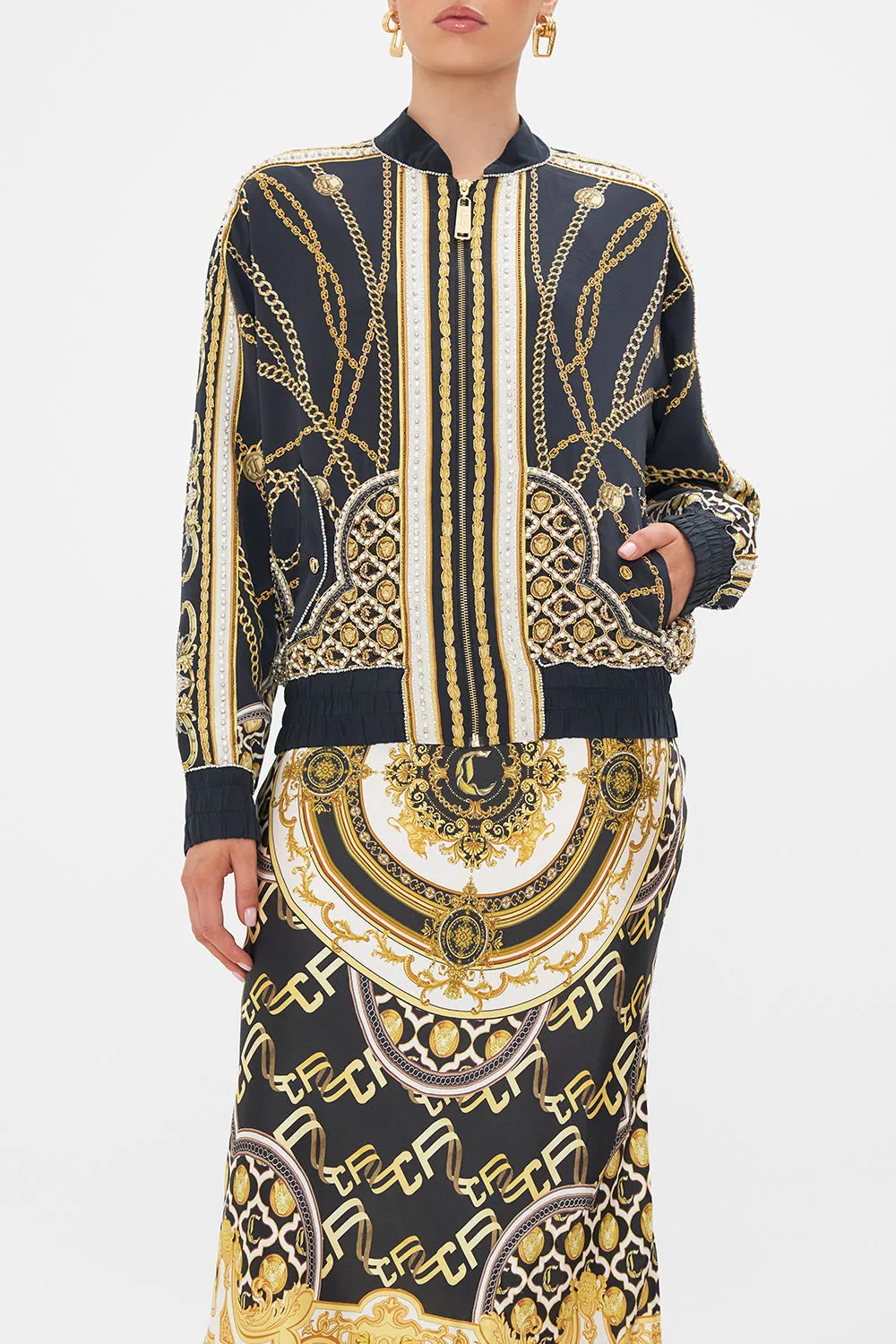 RELAXED BOMBER JACKET TETHER ME NOT