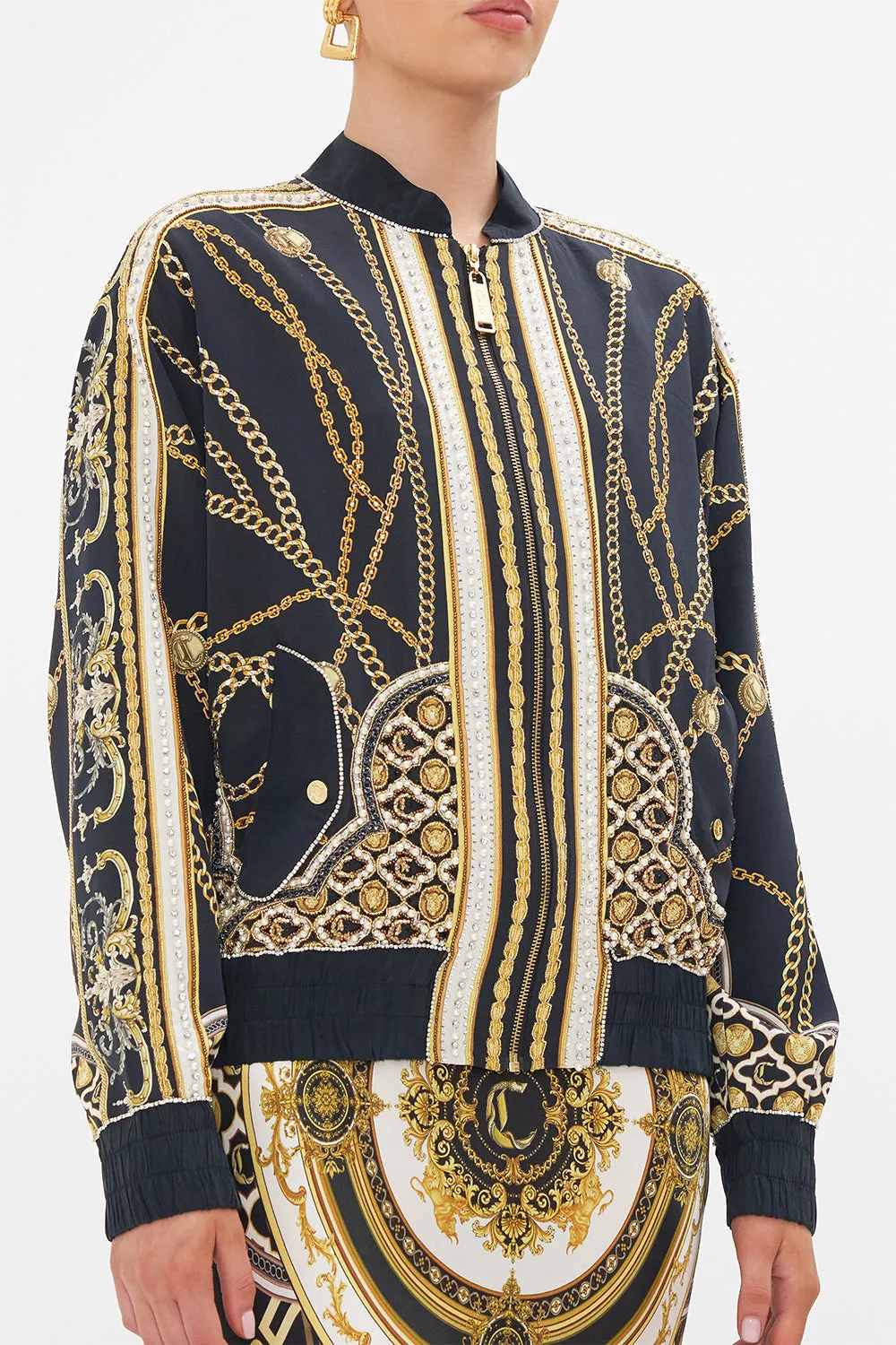 RELAXED BOMBER JACKET TETHER ME NOT