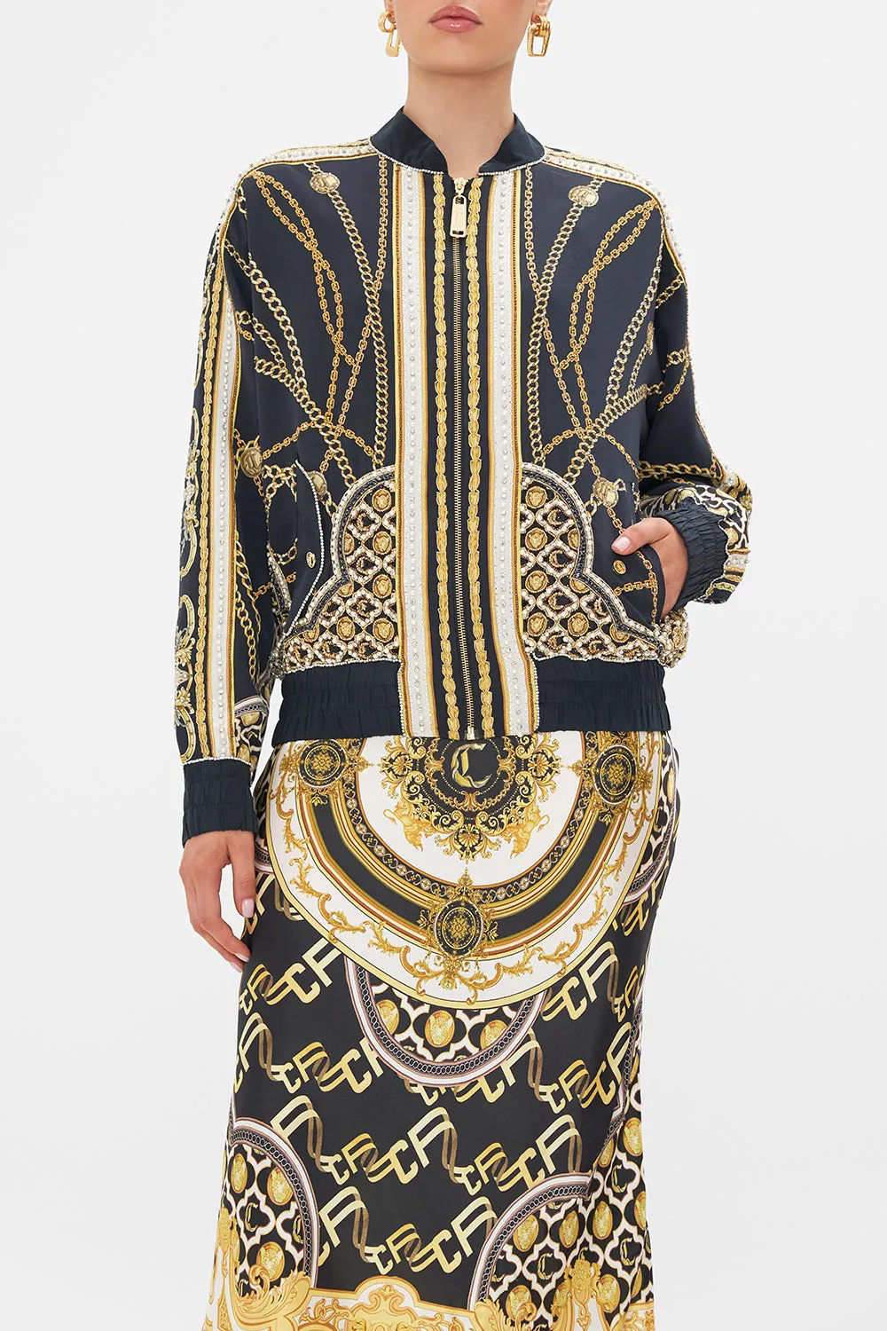 RELAXED BOMBER JACKET TETHER ME NOT