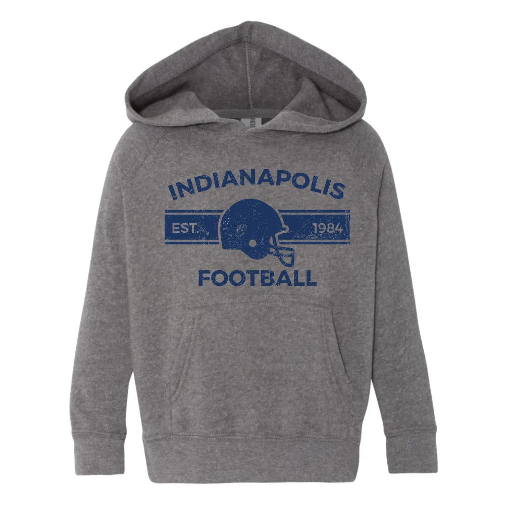 Roman & Leo - Indianapolis Football Hoodie in Heather Grey