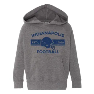 Roman & Leo - Indianapolis Football Hoodie in Heather Grey