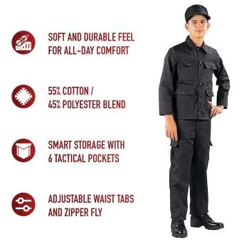 Rothco Kids Cargo Pants / Black