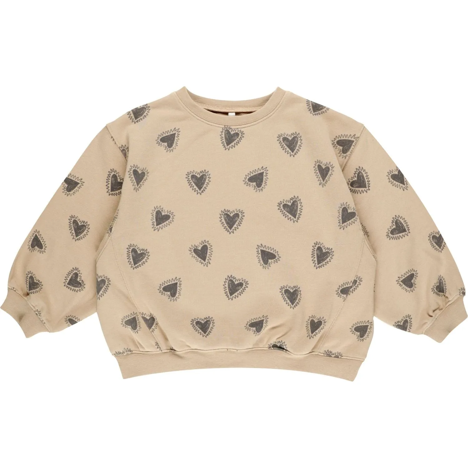 Rylee   Cru Oversized Sweatshirt - Hearts
