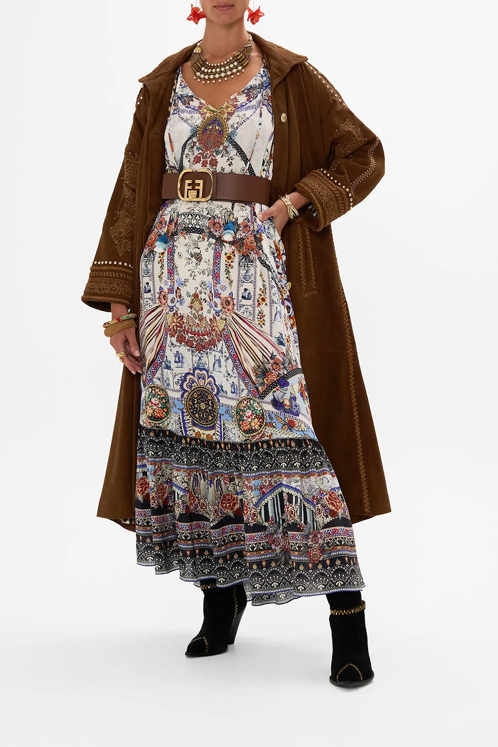 SMOCKED RAGLAN SLEEVE DRESS MY FOLK ART HEART