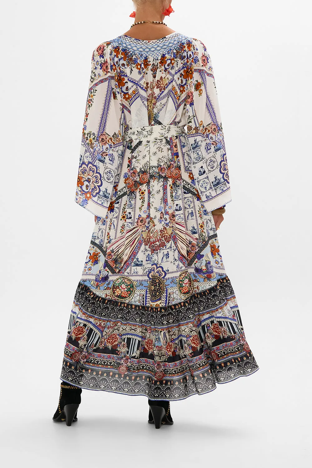 SMOCKED RAGLAN SLEEVE DRESS MY FOLK ART HEART