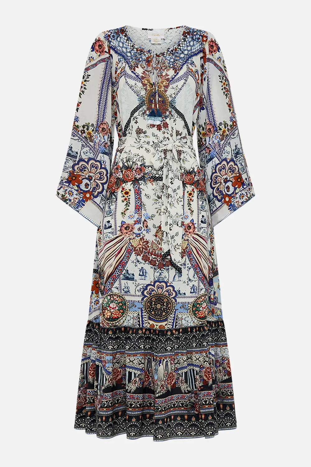 SMOCKED RAGLAN SLEEVE DRESS MY FOLK ART HEART
