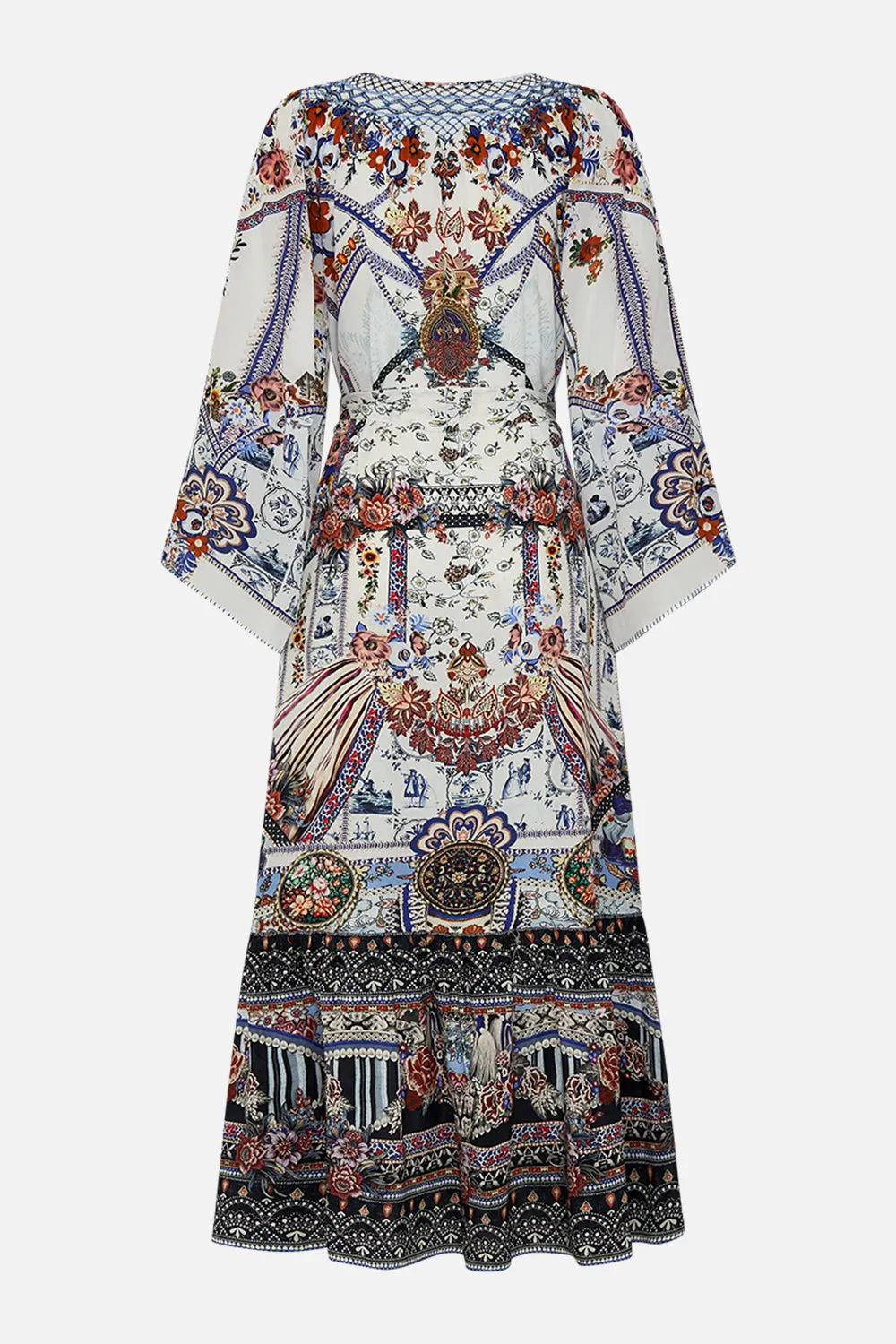 SMOCKED RAGLAN SLEEVE DRESS MY FOLK ART HEART
