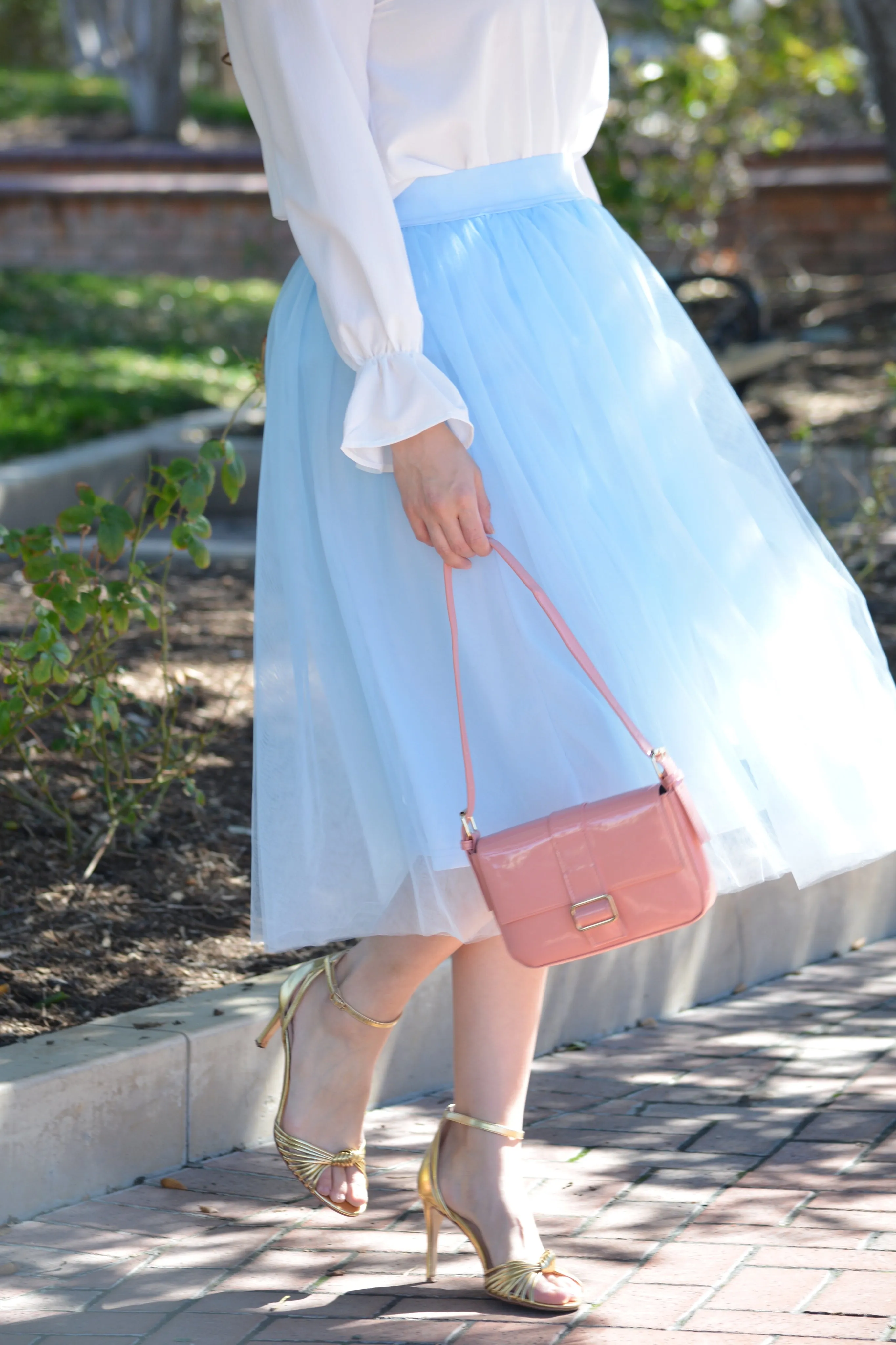 Stella Baby Blue Tulle Skirt