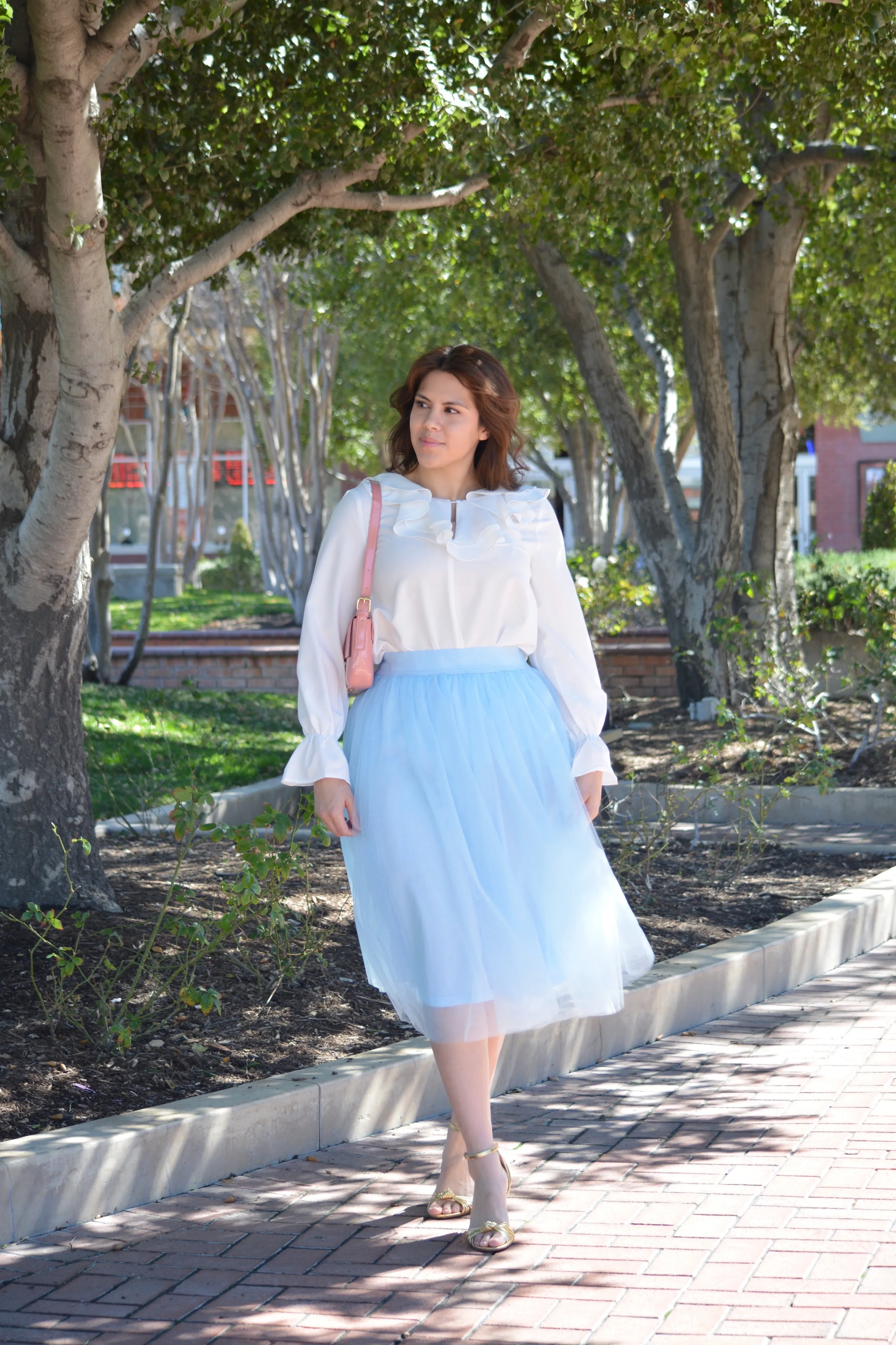 Stella Baby Blue Tulle Skirt