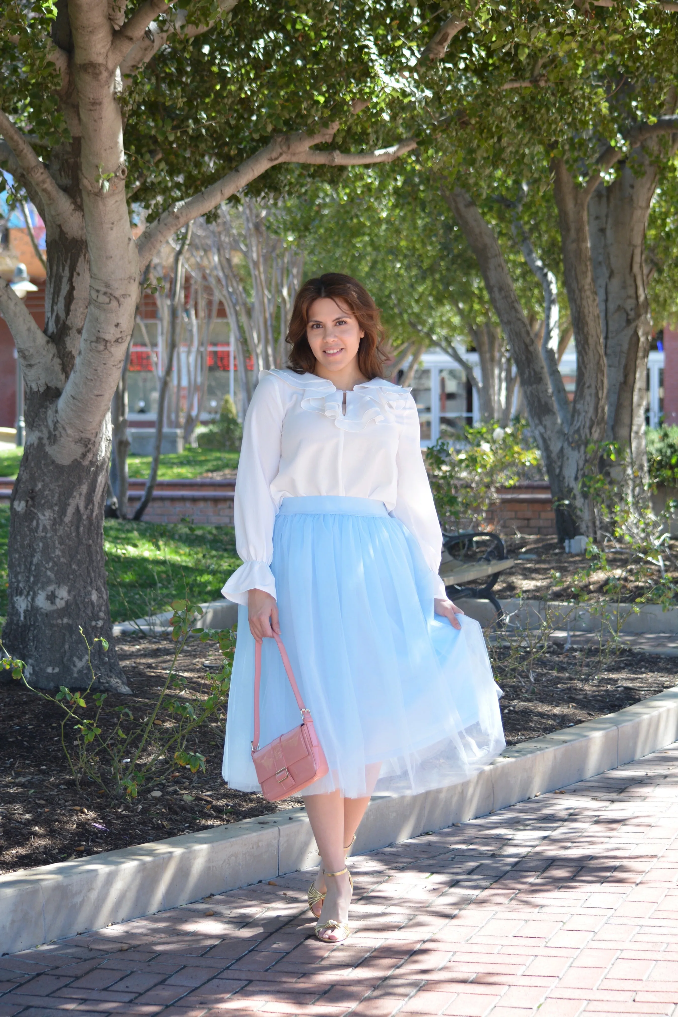 Stella Baby Blue Tulle Skirt