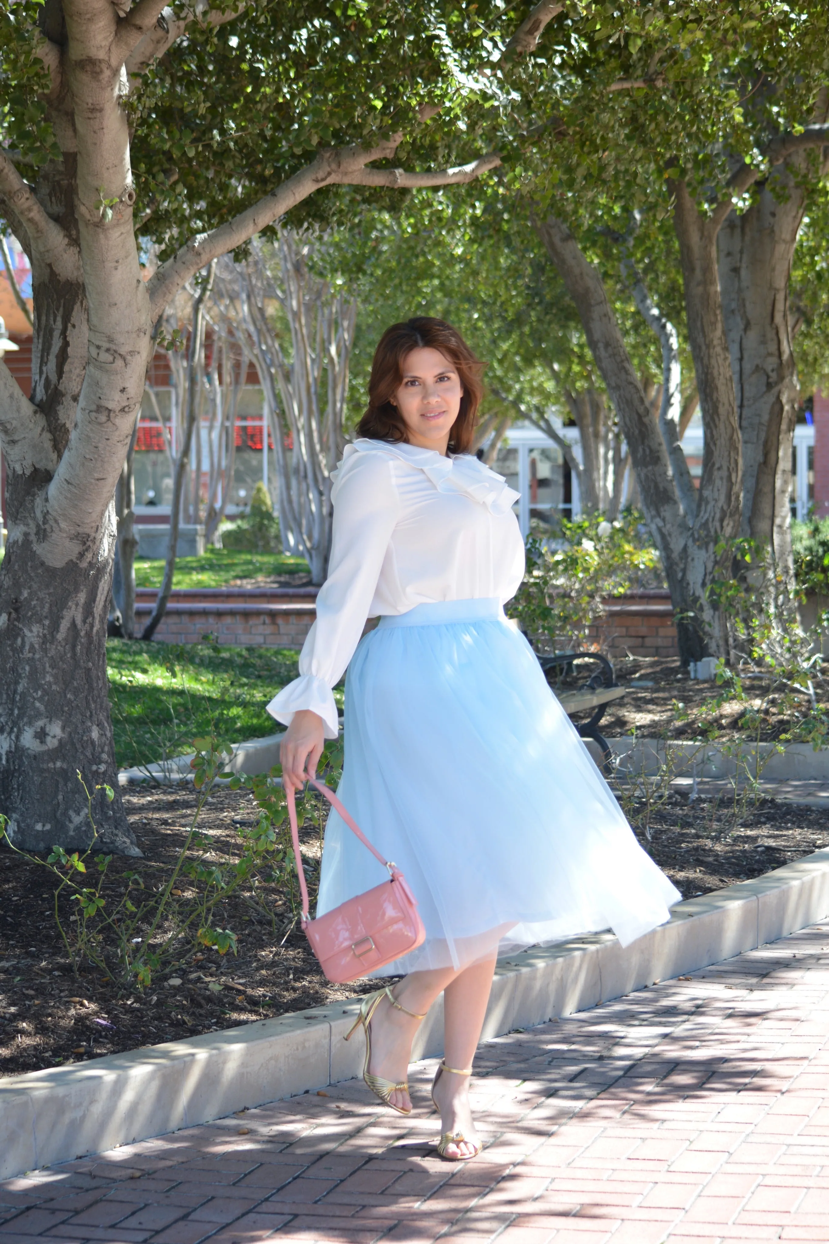 Stella Baby Blue Tulle Skirt