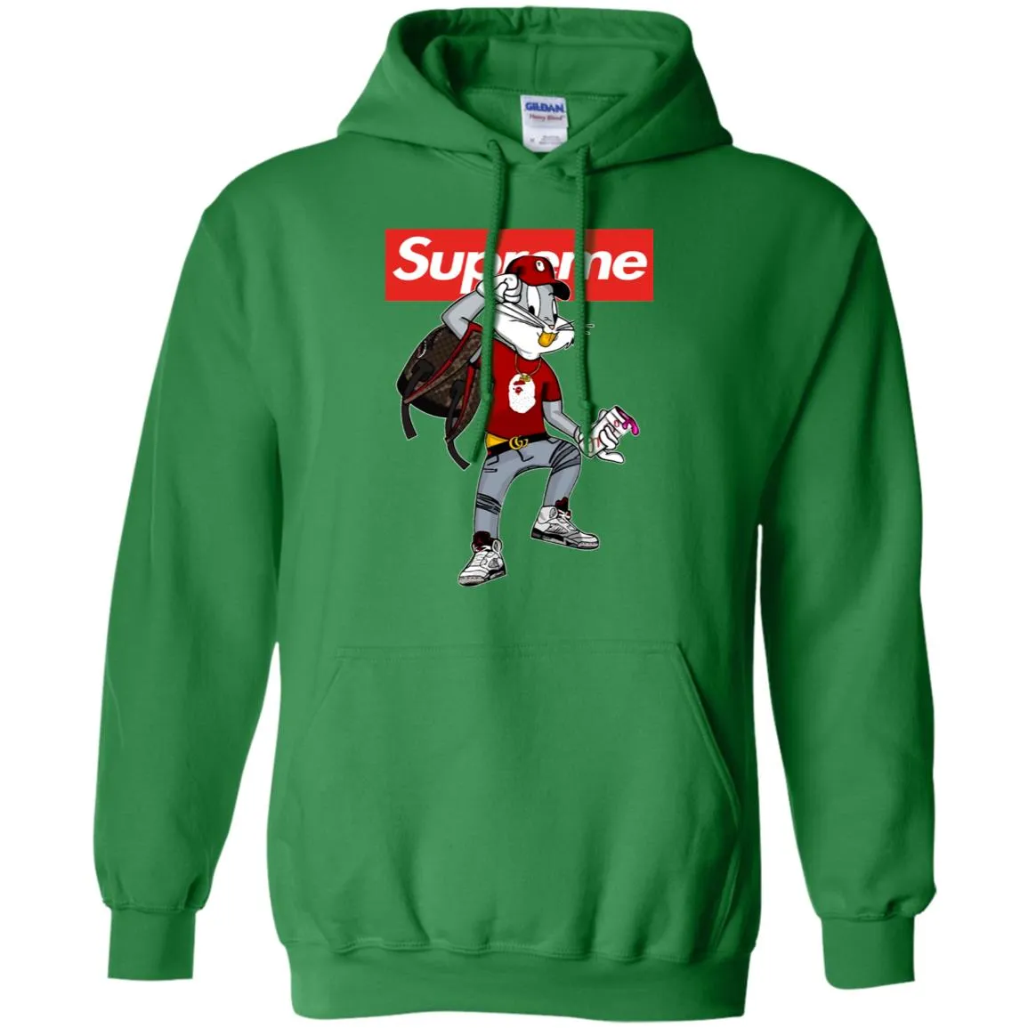 Supreme Rabbit Shirt Pullover Hoodie Sweatshirt