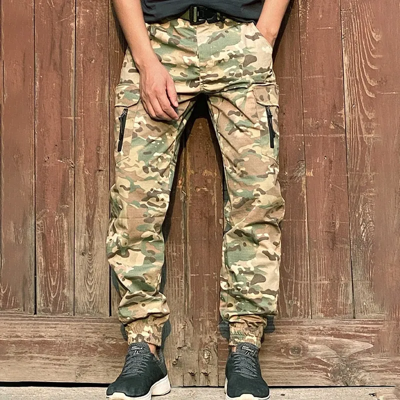 Tactical Jogger Pants Men streetwear US Army Military Camouflage Cargo Pants Work Trousers Urban Casual Pants