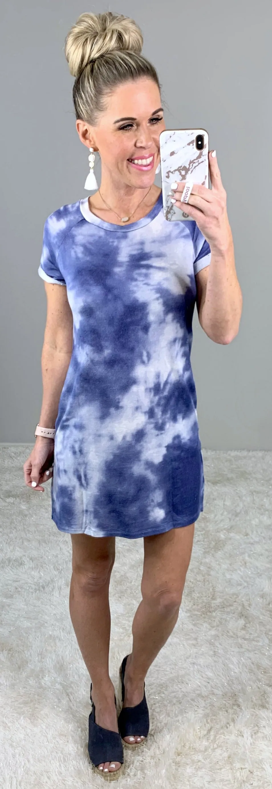 Tie Dye Pocket Dress