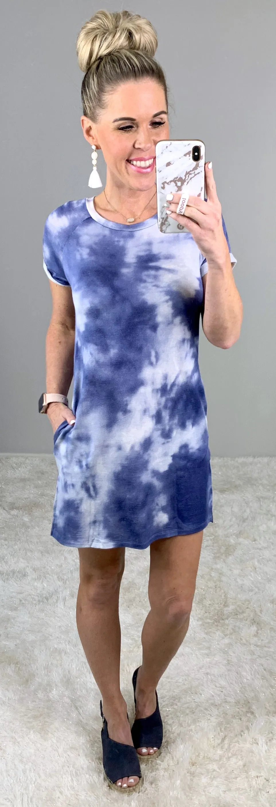 Tie Dye Pocket Dress