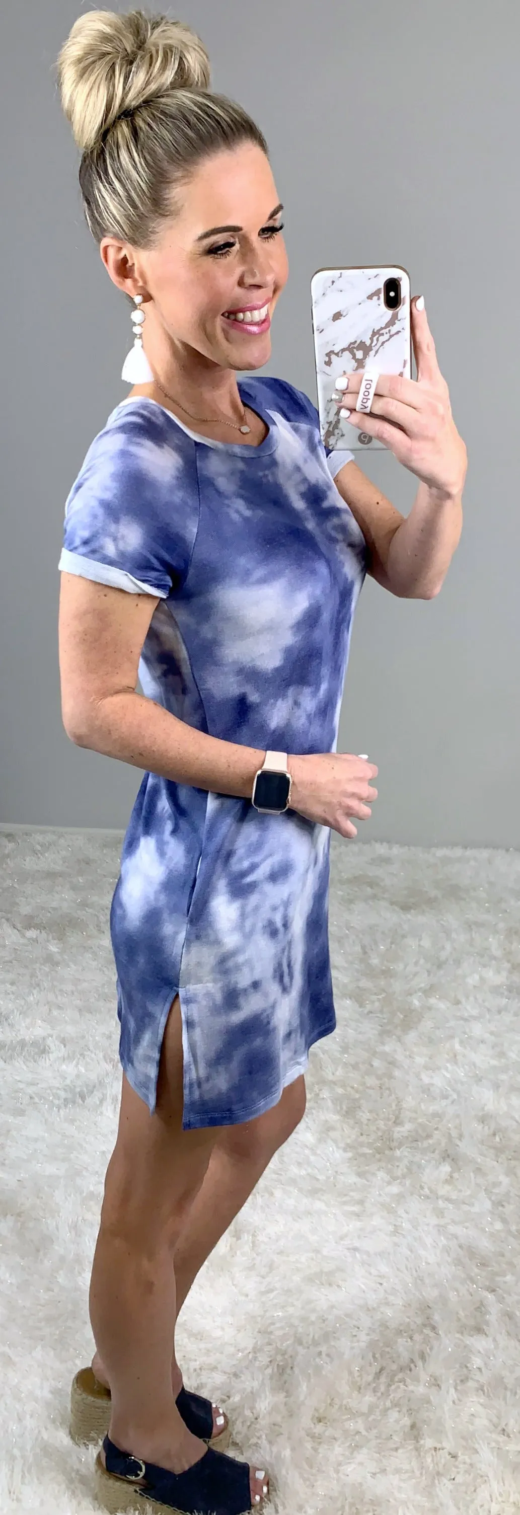 Tie Dye Pocket Dress