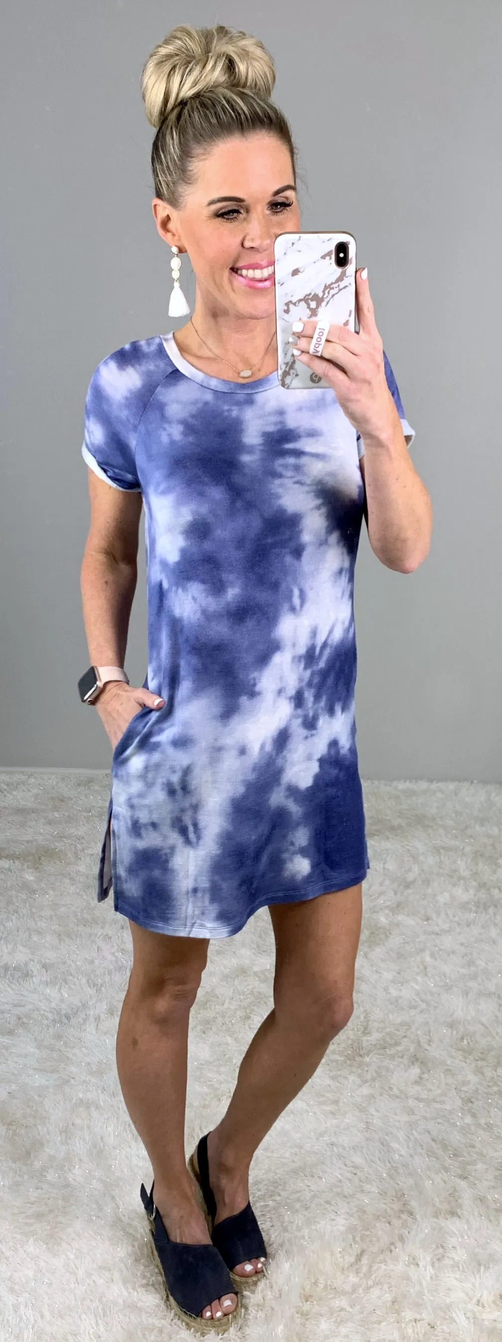 Tie Dye Pocket Dress