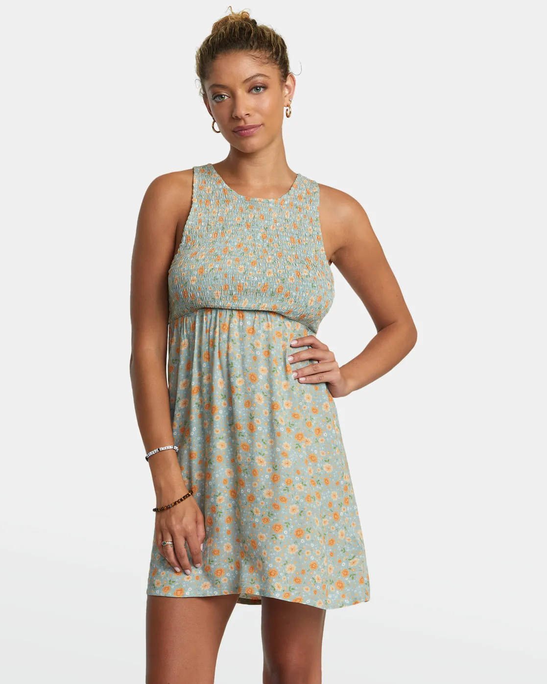 Trigger Mini Dress - Shale