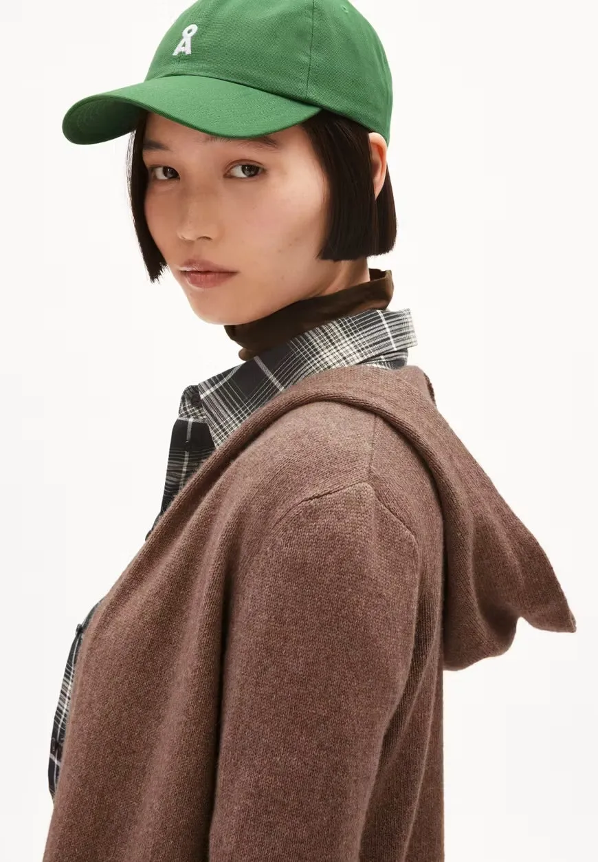 Warmaa Knit Cardigan in Cinnamon Dust Melange
