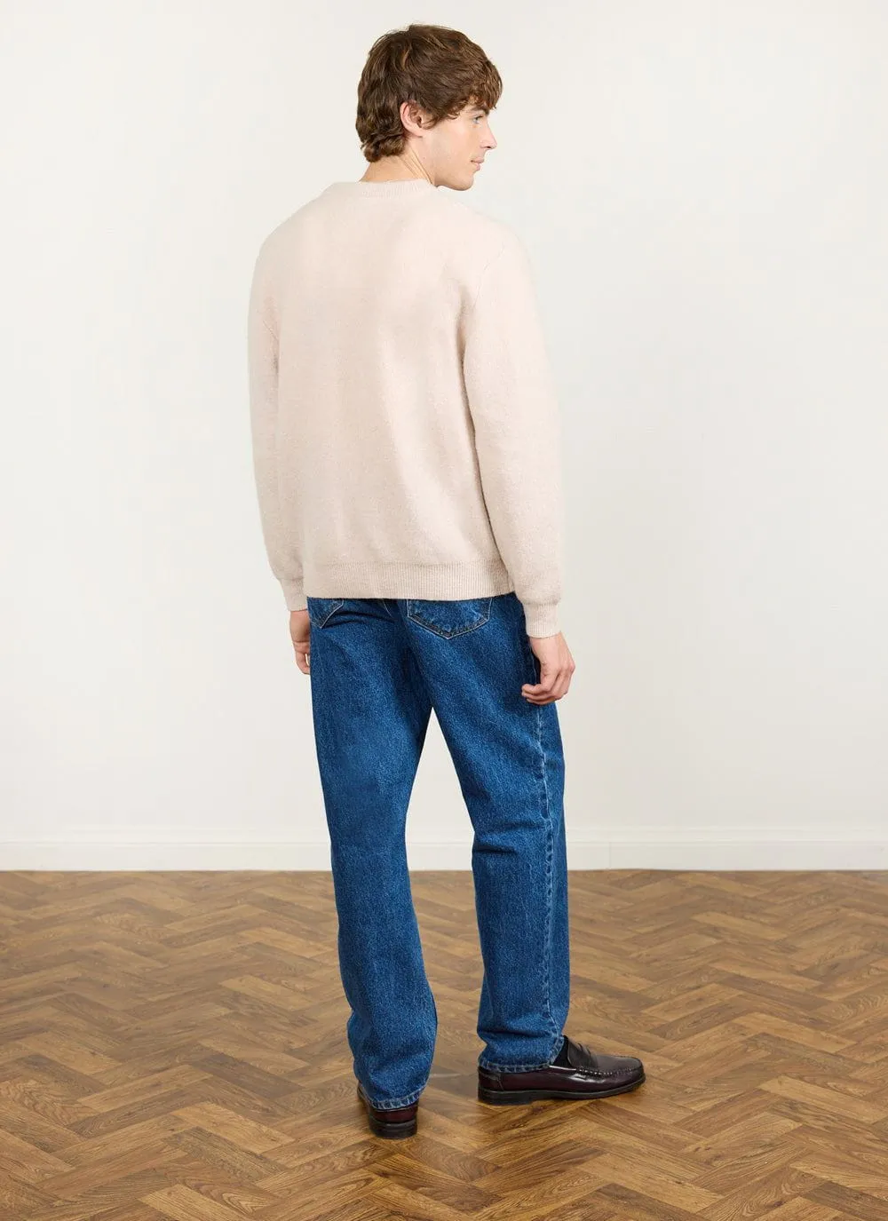 White Glove Knitted Cardigan | Mohair | Ecru