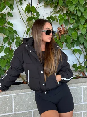 ZENA PUFFER - BLACK